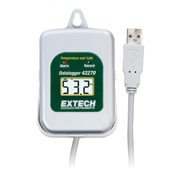Extech 42275 Temperature/Humidity Datalogger Kit with PC Interface
