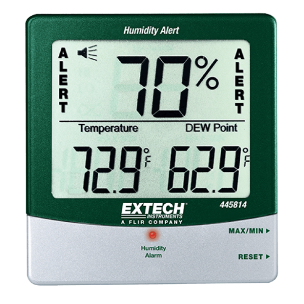 Extech 445814 Hygro-Thermometer Humidity Alert with Dew Point