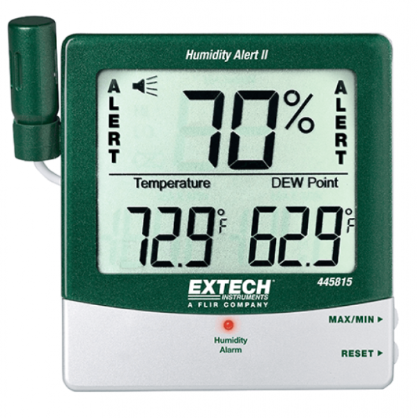 Extech 445815 Hygro-Thermometer Humidity Alert with Dew Point